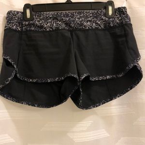 Lululemon speed shorts, size 6